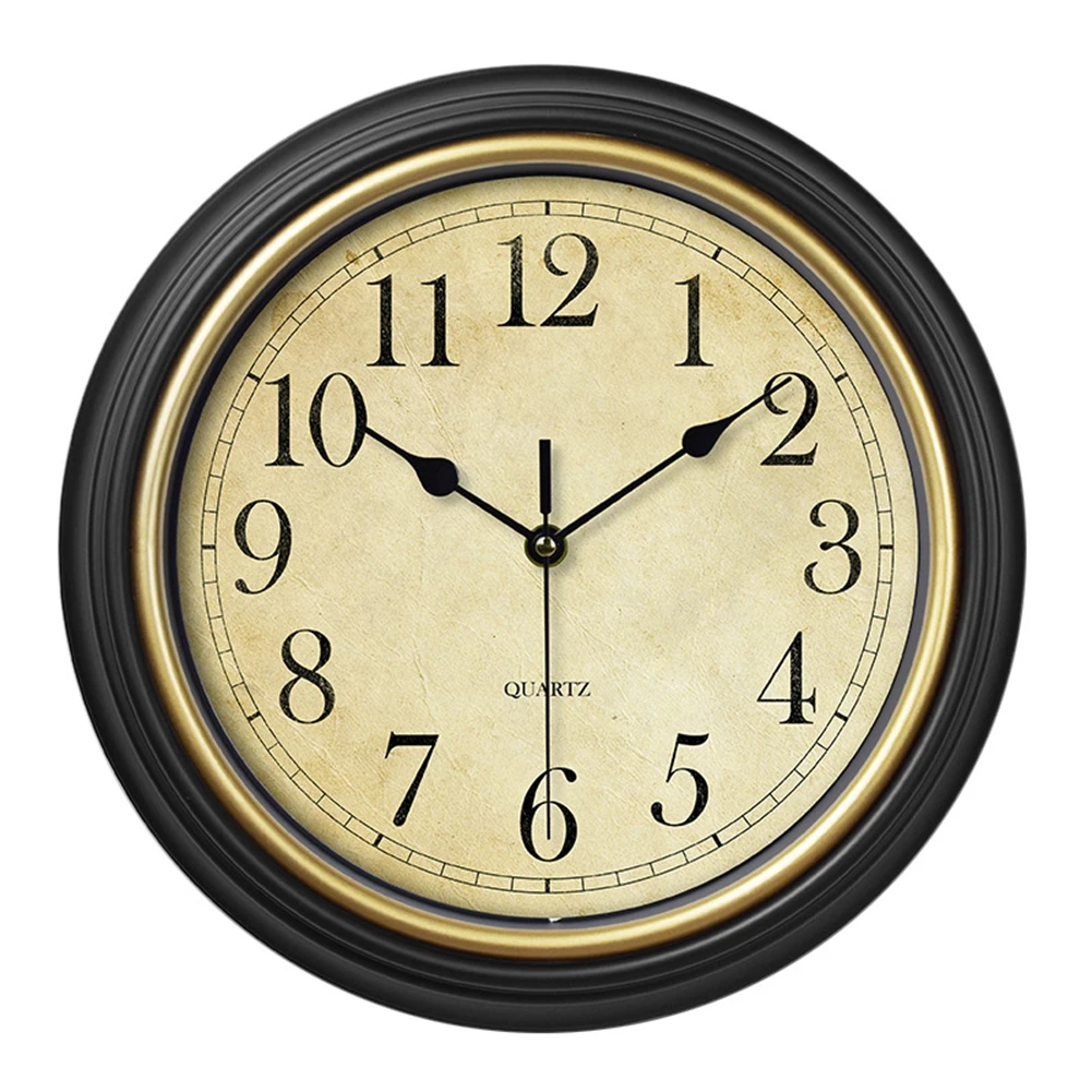 Decorative Wall Clock 31*31*5cm Living Room Clock Hassle-free Setup Modern Design Noiseless Environment Precise Quartz