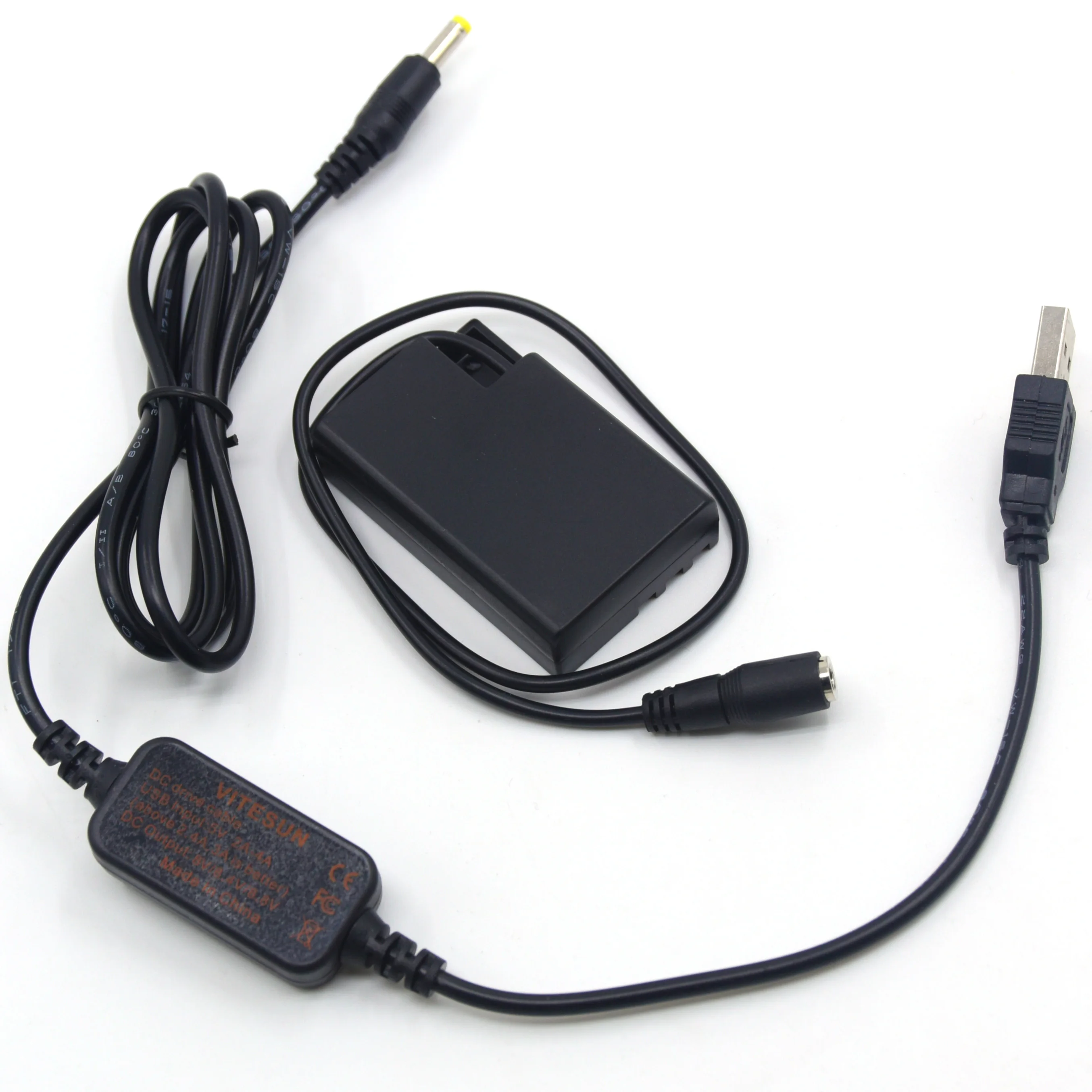 USB Power Charger K-AC128 Cable D-LI109 Dummy Battery D-DC128 DC Coupler for Pentax K-70 K-50 K-30 K-R K-2 K-S1 K-S2 Camera