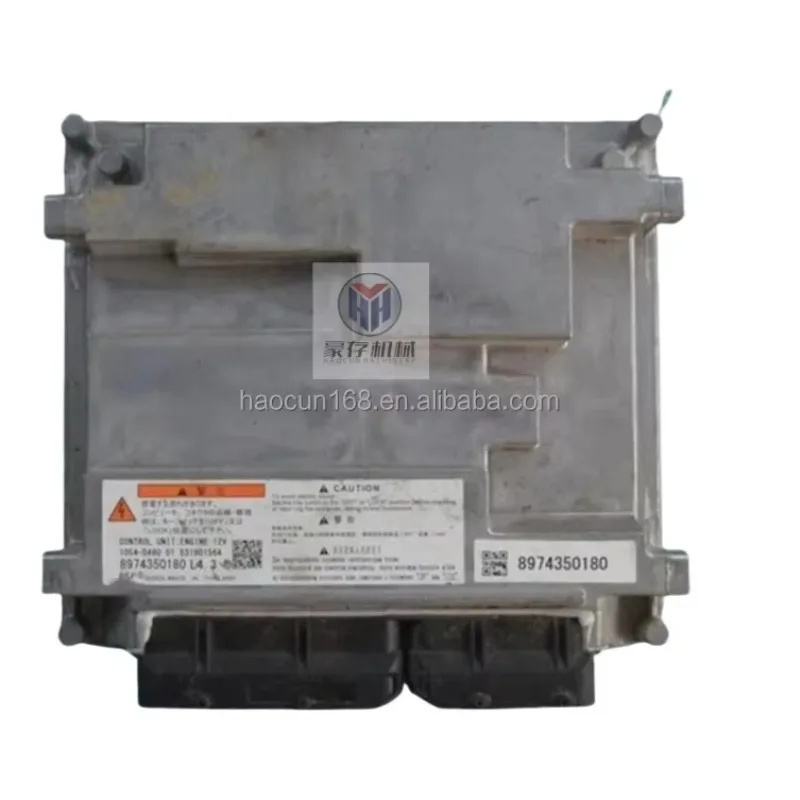 Auto Engine Computer Board ECU 8974350180 L4.3 Construction Machinery Parts