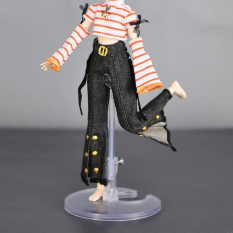 

Регулируемая невидимая подставка для куклы для показа, простая сборка из АБС-пластика, универсальная для большинства фигурок