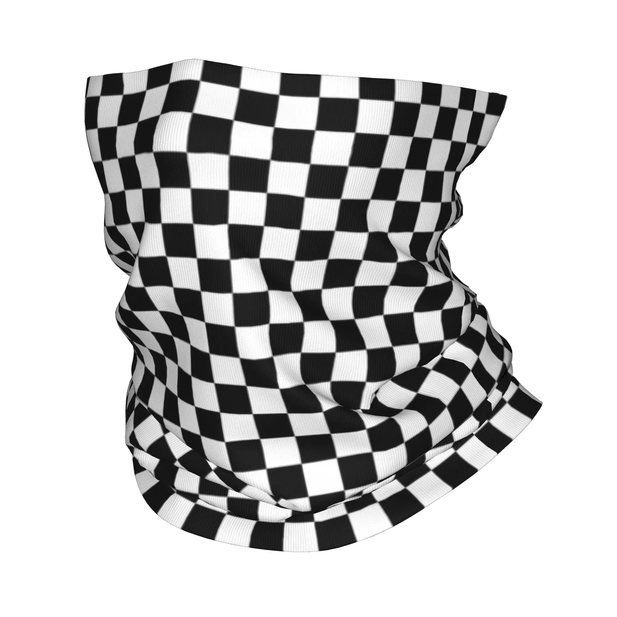 

Шахматная доска, черно-белая клетчатая бандана, гетры с принтом, маска, шарф, многофункциональная Балаклава для верховой езды, унисекс