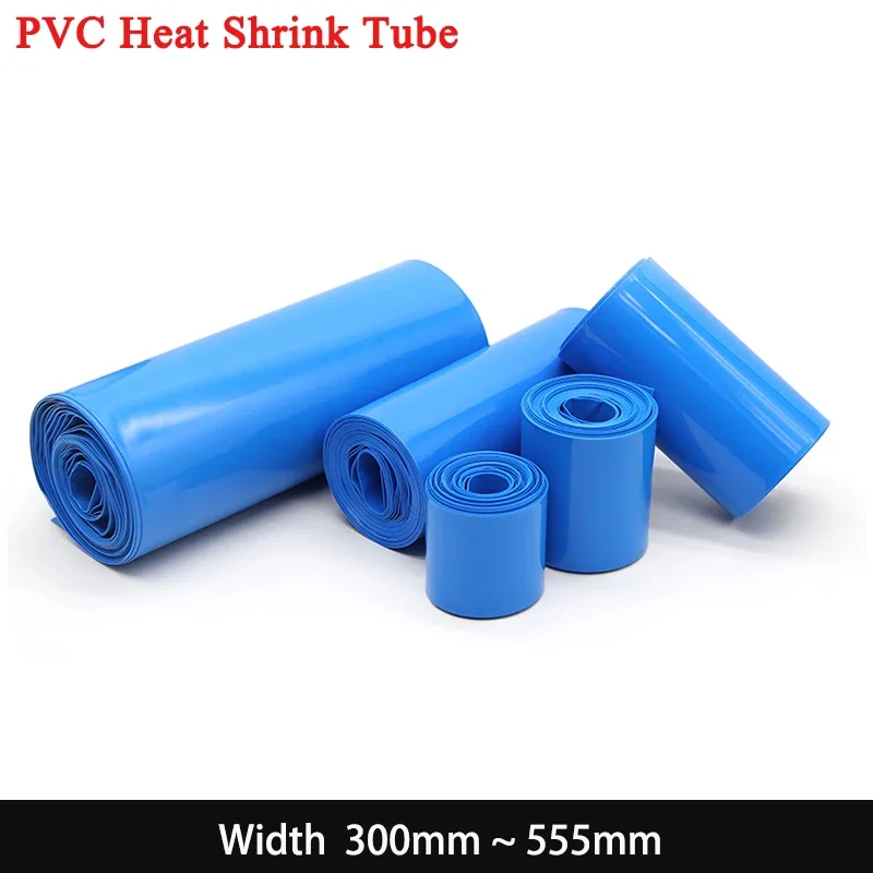 

1m~10m PVC Heat Shrink Tube 18650 Lipo Battery Pack Width 300mm ~ 555mm Insulated Protection Film Wrap lithium Case Cable Sleeve