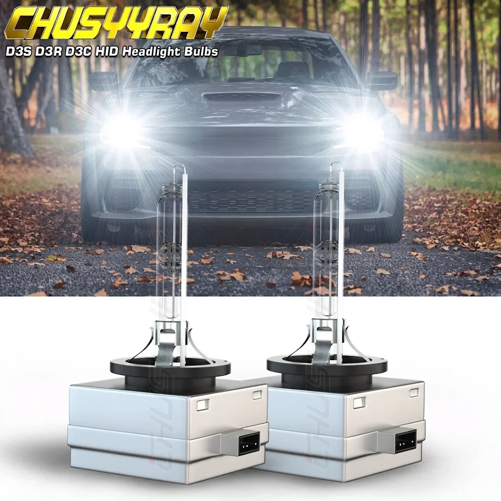 Pair HID Replacement Headlight Bulbs 70W 3200LM 6000K for Dodge Charger 2015 2016 2017 2018 2019 2020 2021 2022 2023