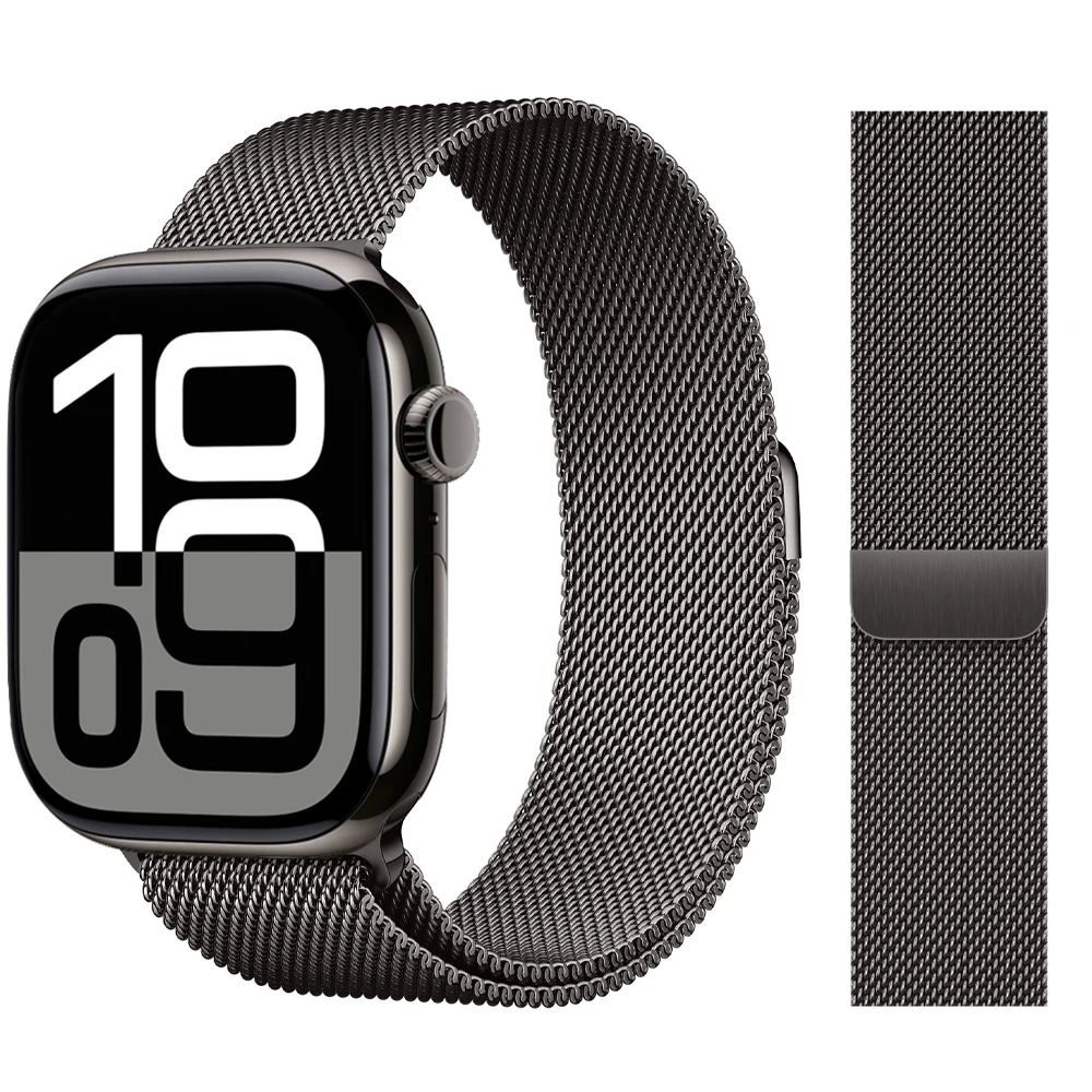 Milanese Loop Armband für Apple Watch Band 46mm 44mm 45mm 40mm 42mm 41mm Correa Armband iWatch Series 11 10 9 8 SE 7 6 Ultra 3 2