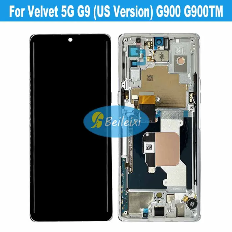 For LG G9 G900 G900TM G900EM LM-G900N G910EMW LCD Display Touch Screen Digitizer Assembly For Velvet 5G UW G900V