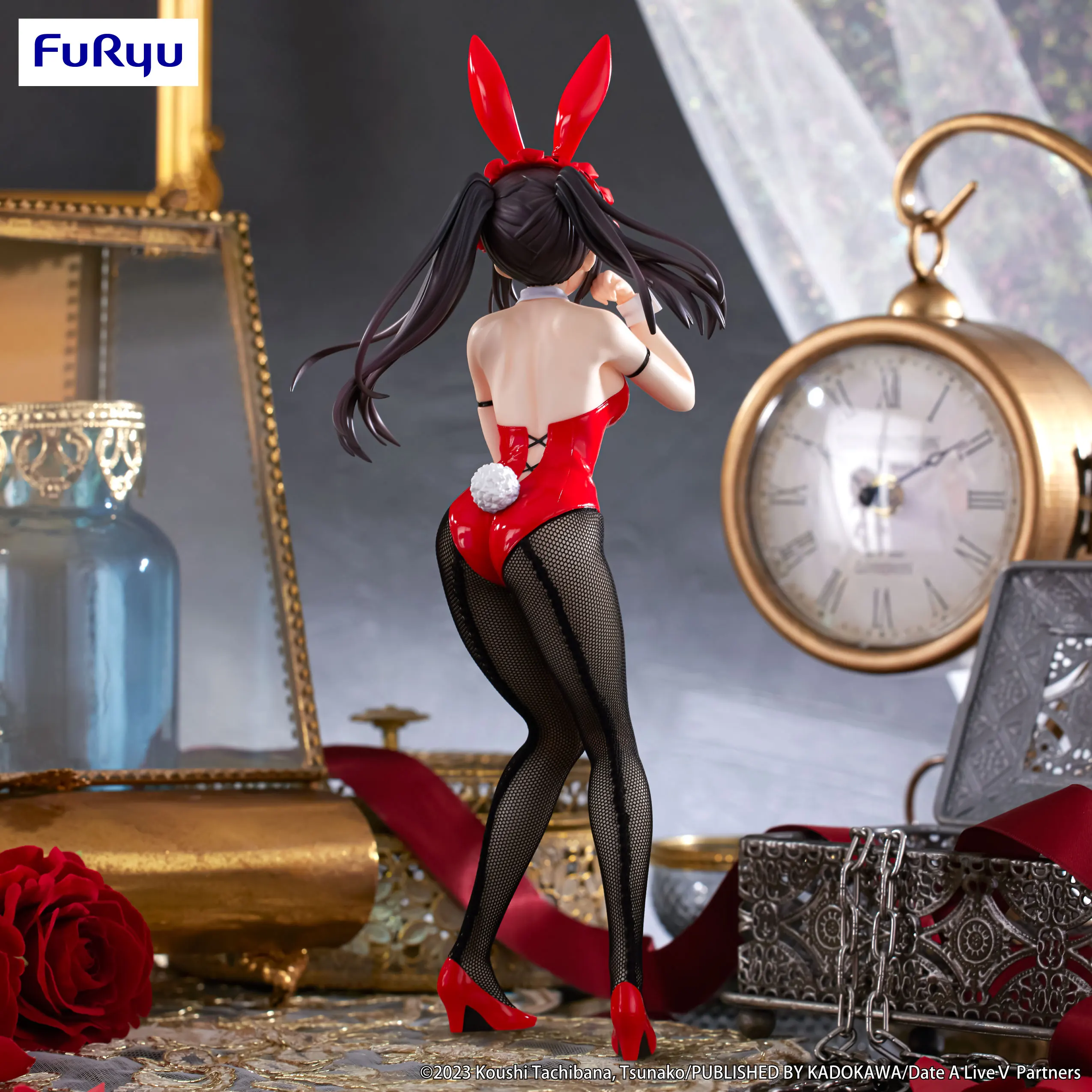 Furyu Date A Live Ⅴ BiCute Bunnies Figure Kurumi Tokisaki Anime Pvc Action Figures Figurine Toys