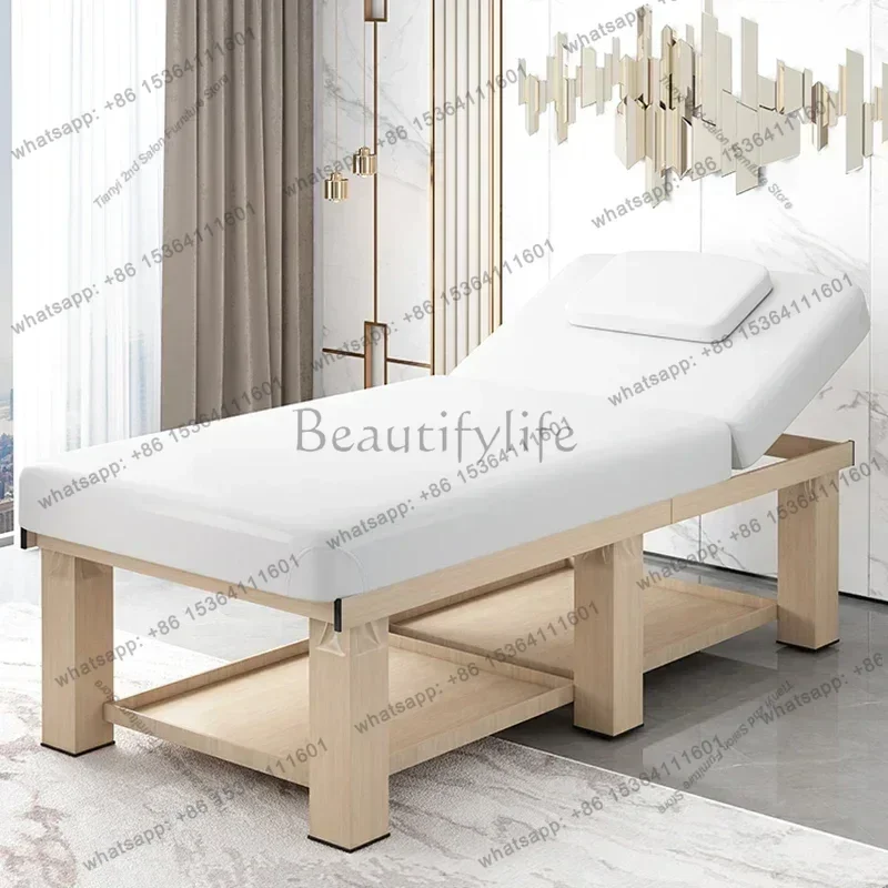 Factory Direct Sales Italian Style Multifunctional Massage Tables Beauty Salon Modern Adjustable Massage Tables Foot Bath Furnit