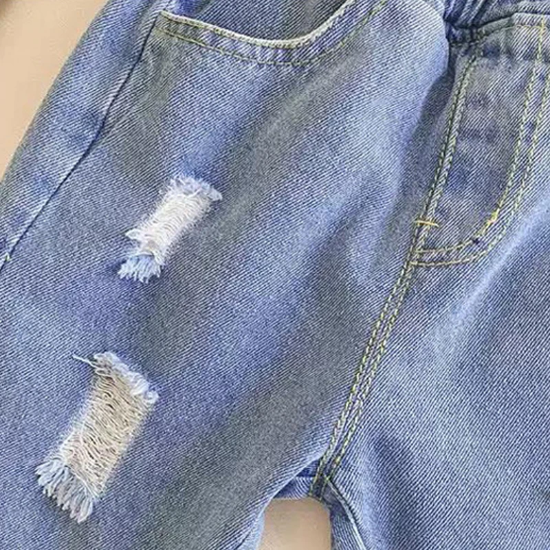 Pantaloncini di Jeans alla moda da uomo pantaloncini da ragazzo pantaloni corti Casual pantaloncini da spiaggia allentati per bambini vestiti per