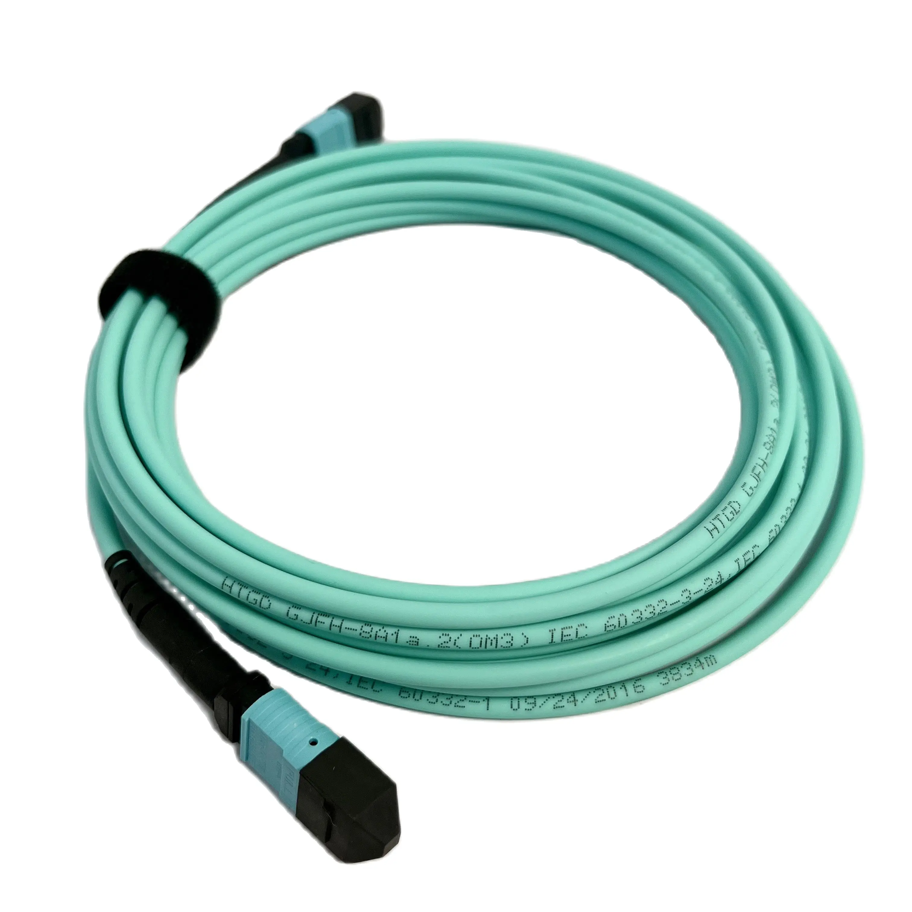 5M MPO Cable 8 Fiber Female to Female MPO-MPO Multi-Mode Type B OM3 Fiber Optical Patch Cord