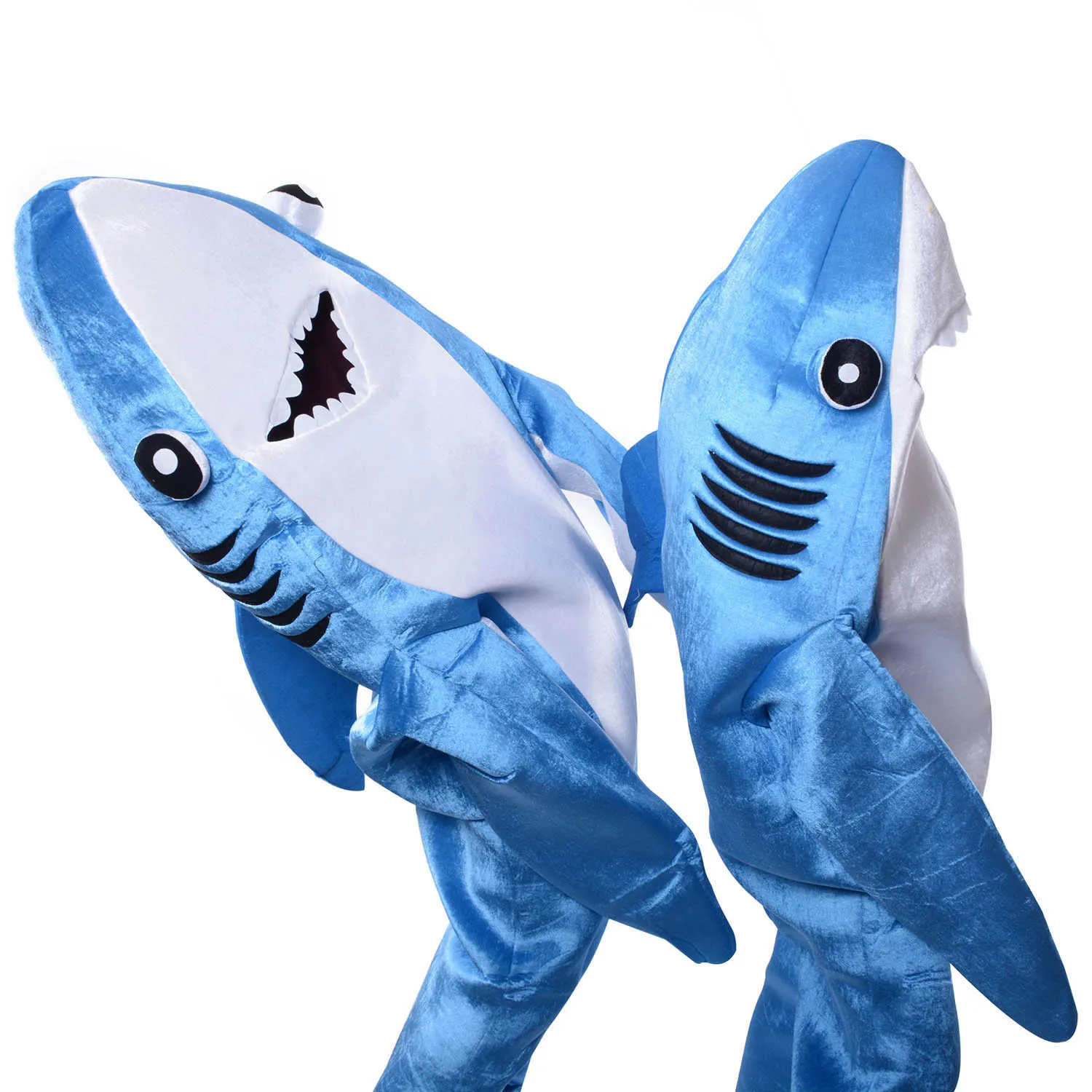 Toddler Family Shark Costume Cosplay Adult Halloween Hoodie Funny Jumpsuit Animals Costume for Kids Carnival Party Dress UP Suit