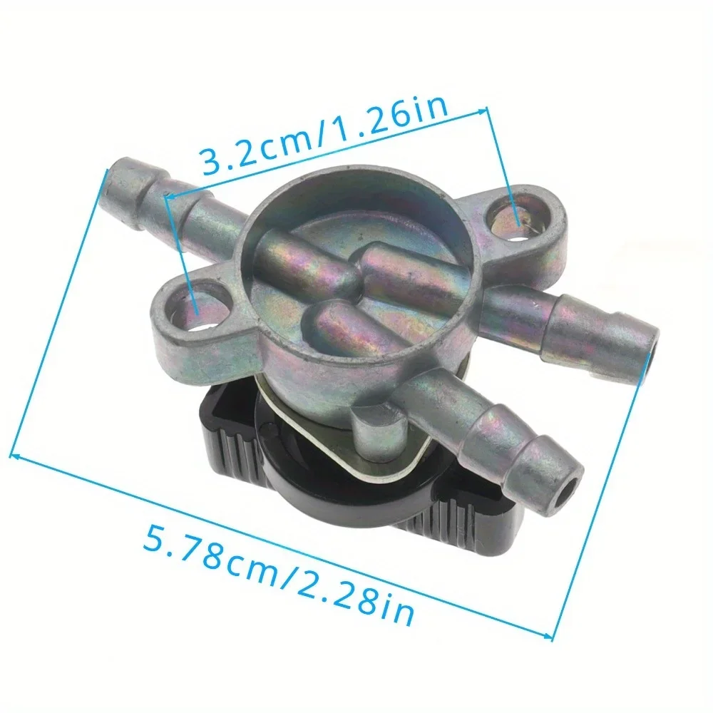 1PC beach off-road vehicle motorcycle ATV three-way fuel tank switch two in one out one in two out oil switch valve