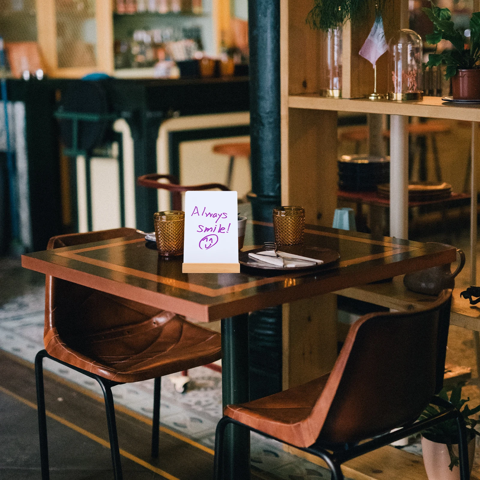 Wooden Display Size Lightweight Reusable Message Sign For Home Office School Use Note Display Board Writing Board