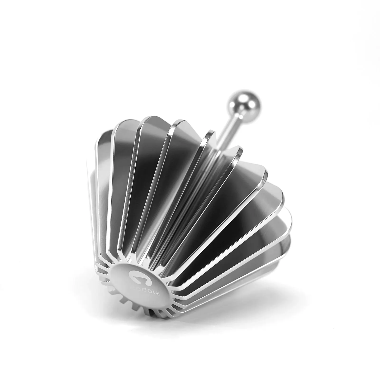 Filter Paper Presser All Metal Coffee Filter Shape Retainer Pre-pour Tool for Basket & V60 Filter Paper Pour Over Coffee (Silver