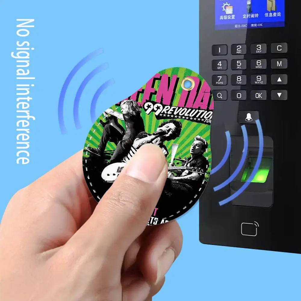 American G-Green D-Day Idiot Protective Case For Apple AirTag/Access Card Holder/Pet Anti-Loss Tracking Device