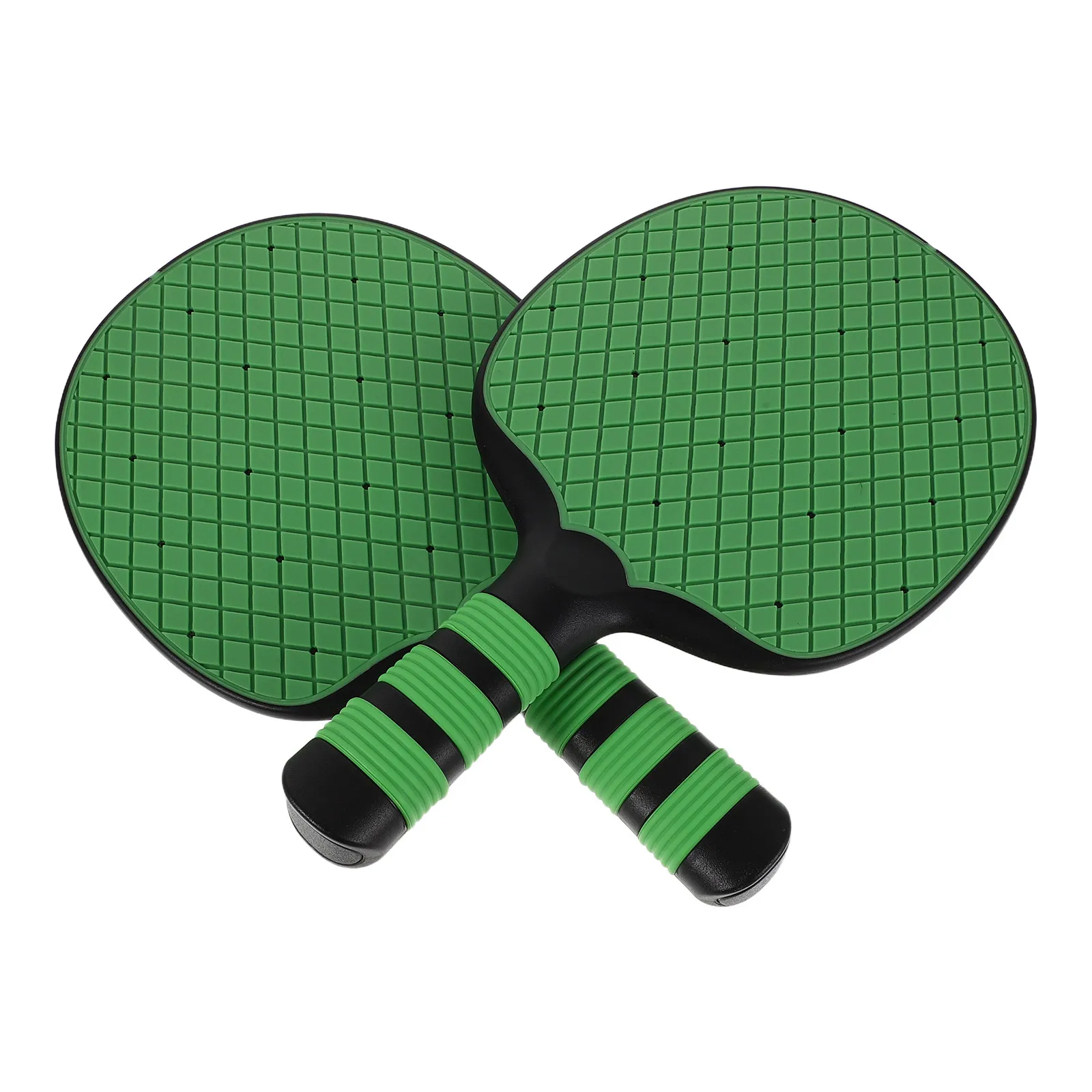 

2Pcs Beginner Table Tennis Paddle Green Training Racket Indoor Outdoor Ping Pong Paddle Set Strong Control Penhold