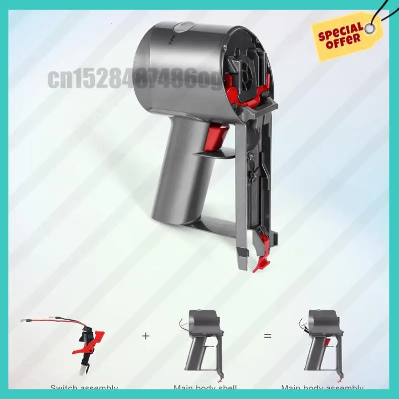 -ABJZ boîtier d'assemblage du corps principal pour aspirateur Dyson V7 SV11 pièces d'assemblage du Service du corps principal pièce de boîtier 968670-06