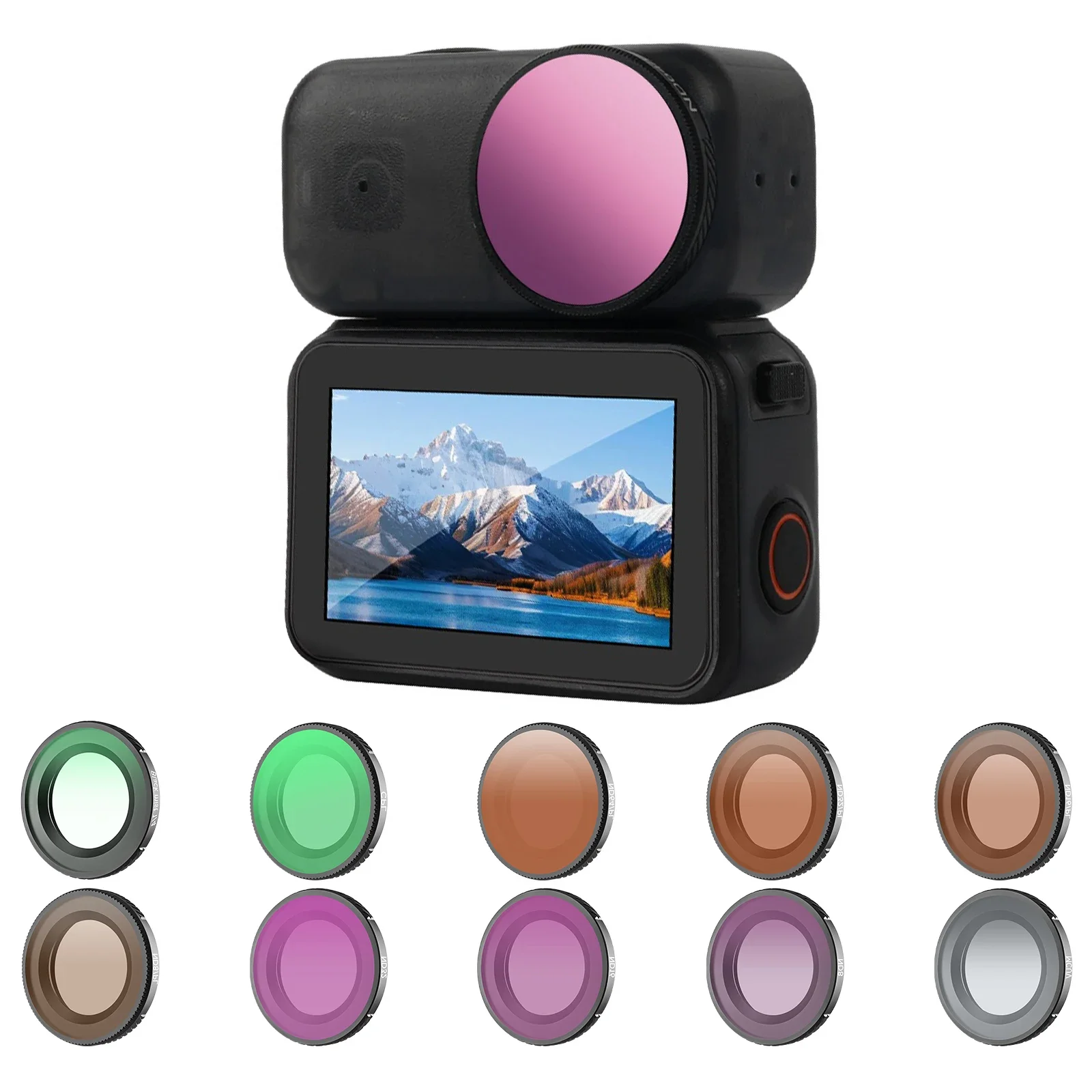 

ND Lens Filter for DJI Osmo Nano, Optical Glass Lenses Adjustable Filter Set ND8 ND16 ND32 ND64 PL CPL MCUV Accessories