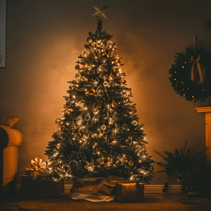 Festive Tree Tapestry - Unique Design for Home Decor - Adds Warmth and Joy and Magic and Charm to Any Room
