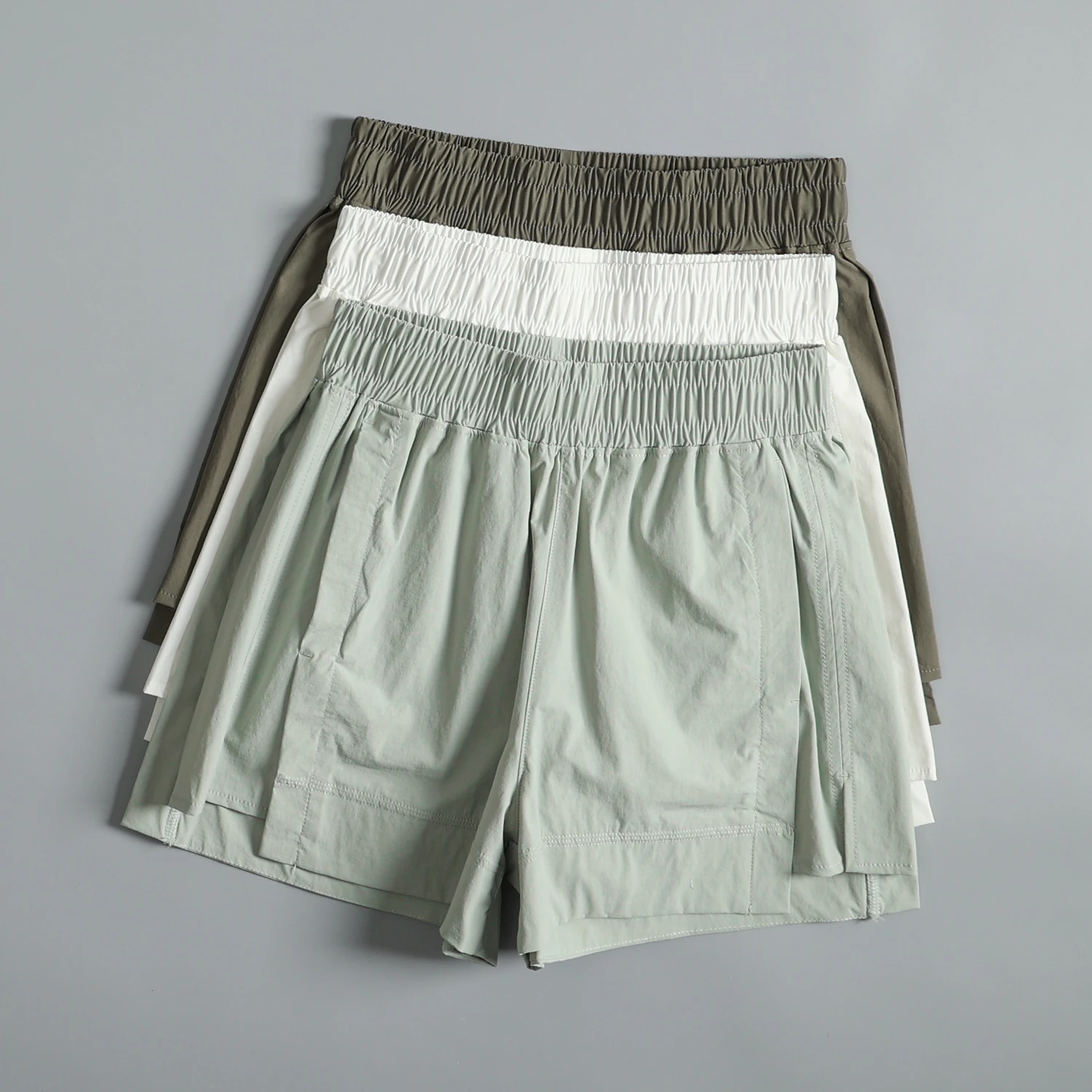 Quick-drying sports shorts women's summer thin Pilates training fitness shorts to wear slimming three-point yoga pants