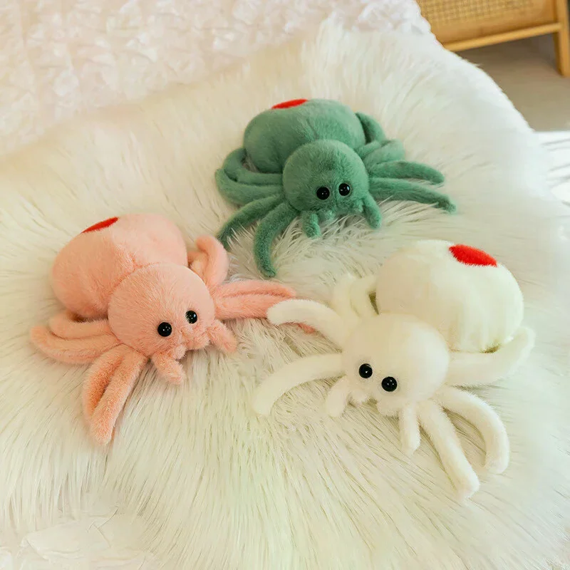 Cute 25cm Plush Toy Plush Reptile Simulation Spider Hallows' Day Crawling Pet Doll