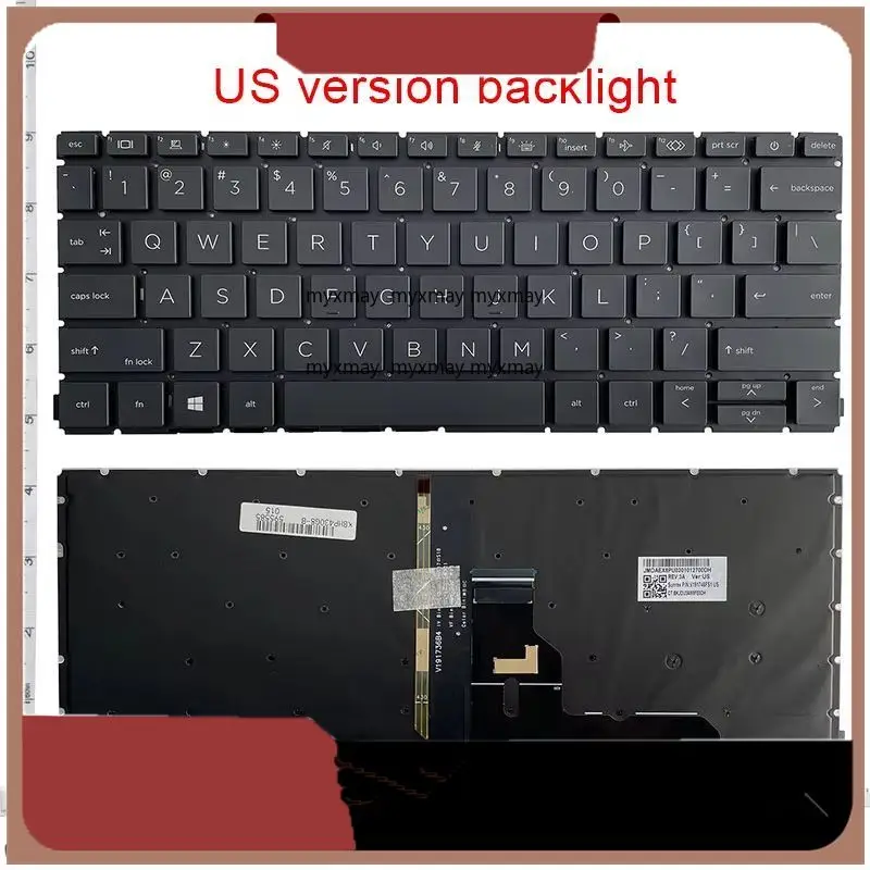 

New US/RU Russian Keyboard For HP PROBOOK 430 G8 435R 435 G8 ZHAN 66 PRO 13 G4 G5 English