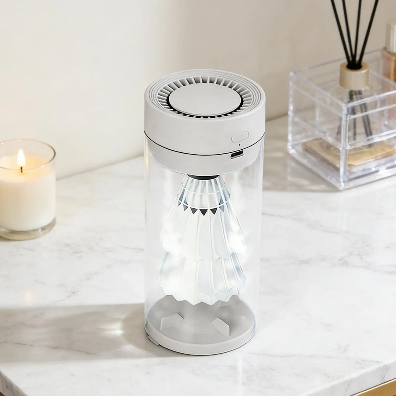 

Shuttlecock Humidifier Rechargeable Dry Burn Protection Portable Badminton Ball Shuttlecock Humidifier For Indoor Outdoor Court