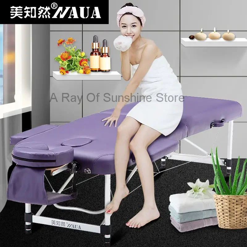 

Simple portable folding massage bed beauty bed massage physiotherapy acupuncture bed fire therapy home portable tattoo