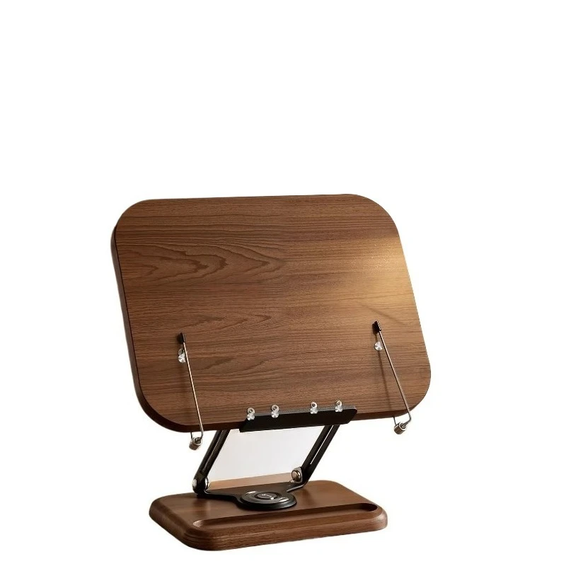 For Reading Rack, Reading and Learning Multi-function Rotating Lifting Desktop Bookshelf, Baffle