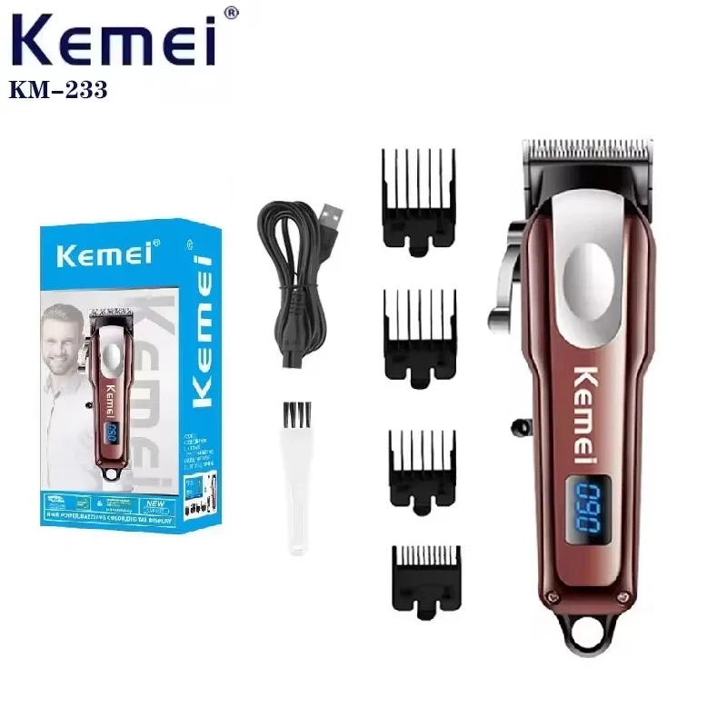 Kemei Mini Electric Hair Clipper Cordless Hair Trimmer Rechargeable Adjustable Beard Hair Cutter Electric For Men