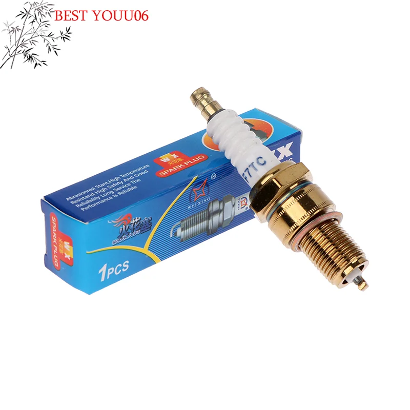Hot Spark Plug F7TC for Generator Lawnmower Tractor Rototiller Water Pump Go Kart Farm Machinery Parts