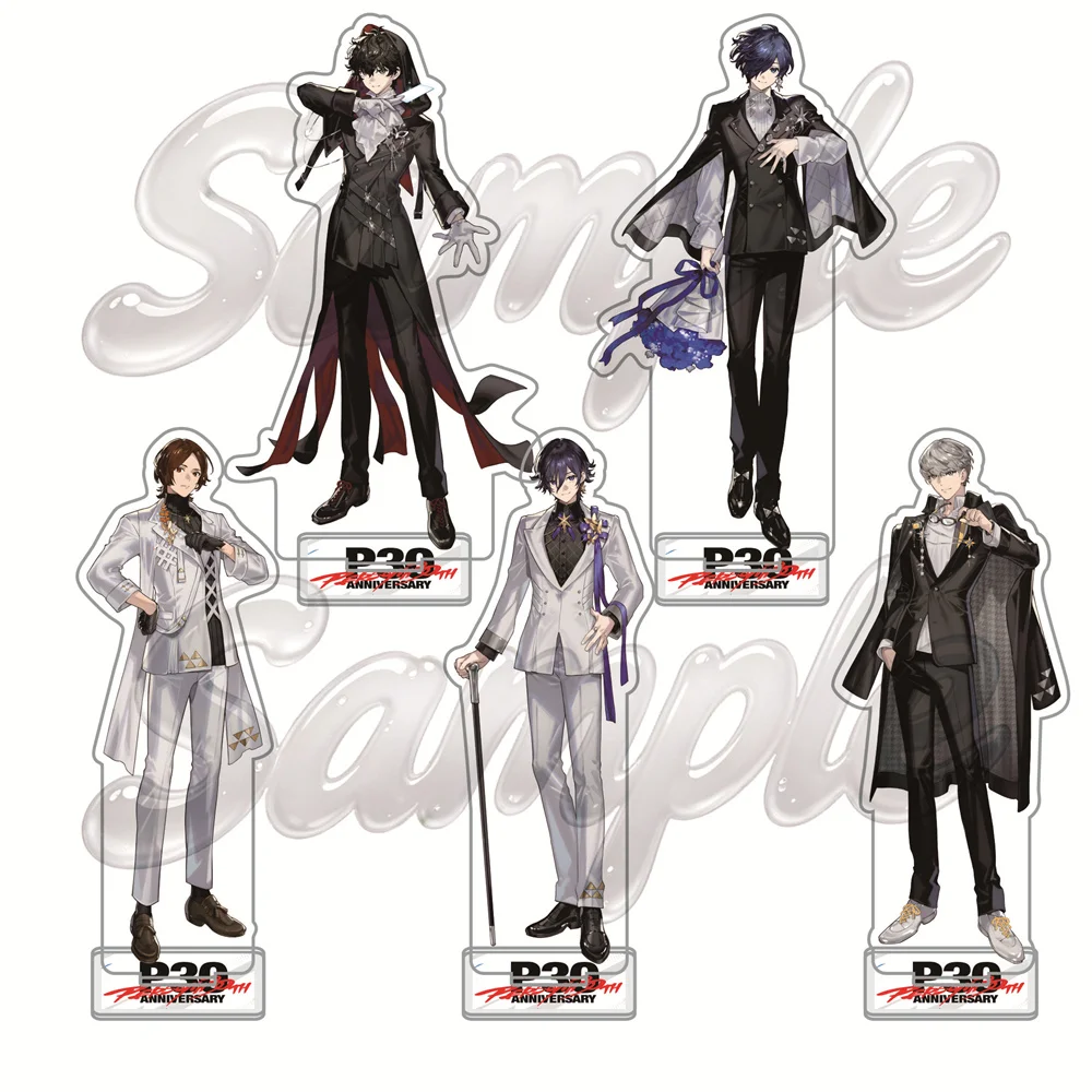 Anime Persona 10cm Acrylic Stand Double-sided Interlayer Clear HD Printed Tabletop Decorations Accessories Decor Gifts Keychain