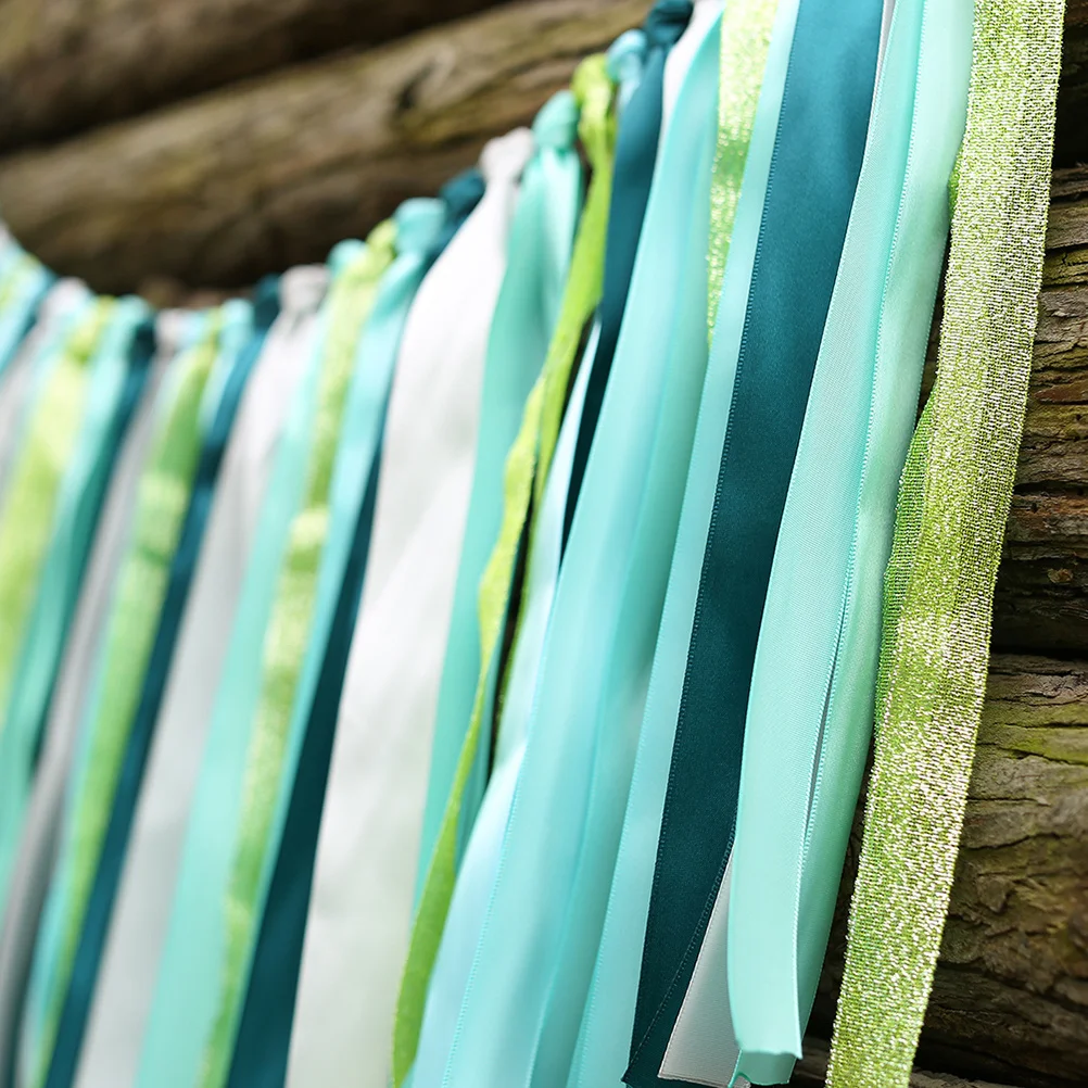 

Lace Ribbon Tassel Birthday Party Banner 2m Vintage Baby Shower Decoration Birthday Garland Kids Room Party Supplies