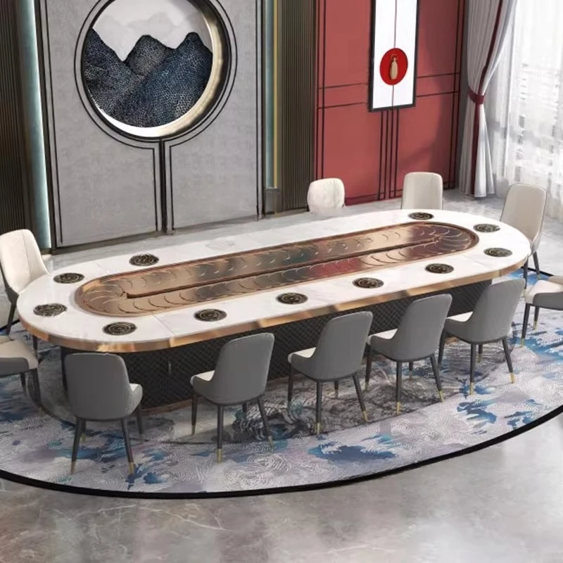 

Electric dining table rock slab rotating long table conveyor belt rotating small hot pot table induction cooker marble rectangul