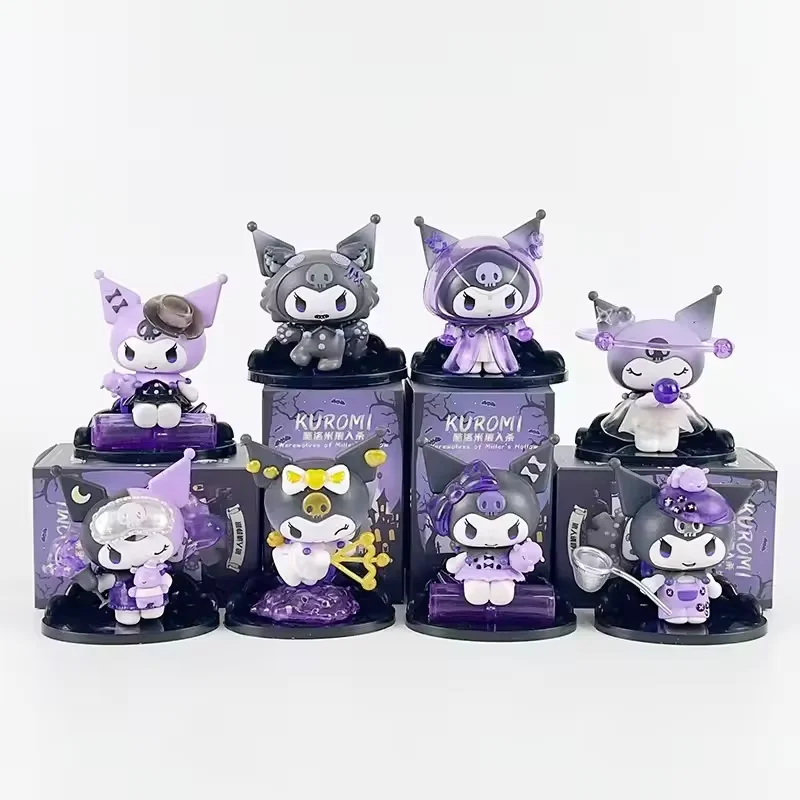 Kuromi caja ciega hombre lobo serie matar figuras de acción muñecas figuras de Anime bolsa sorpresa lindo modelo colección de Fans juguete