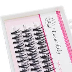 60 Bundles Natural Mink  Individual EyeLashes Russian 3D Volume Grafting Fake False 20D Cluster Eyelash Extension Bunche Cilias