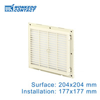 3323-300 Air Filter Panel For 120mm Exhaust Fan waterproof Electrical Cabinet Air Filter Grille Ventilation 204mm Without Filter