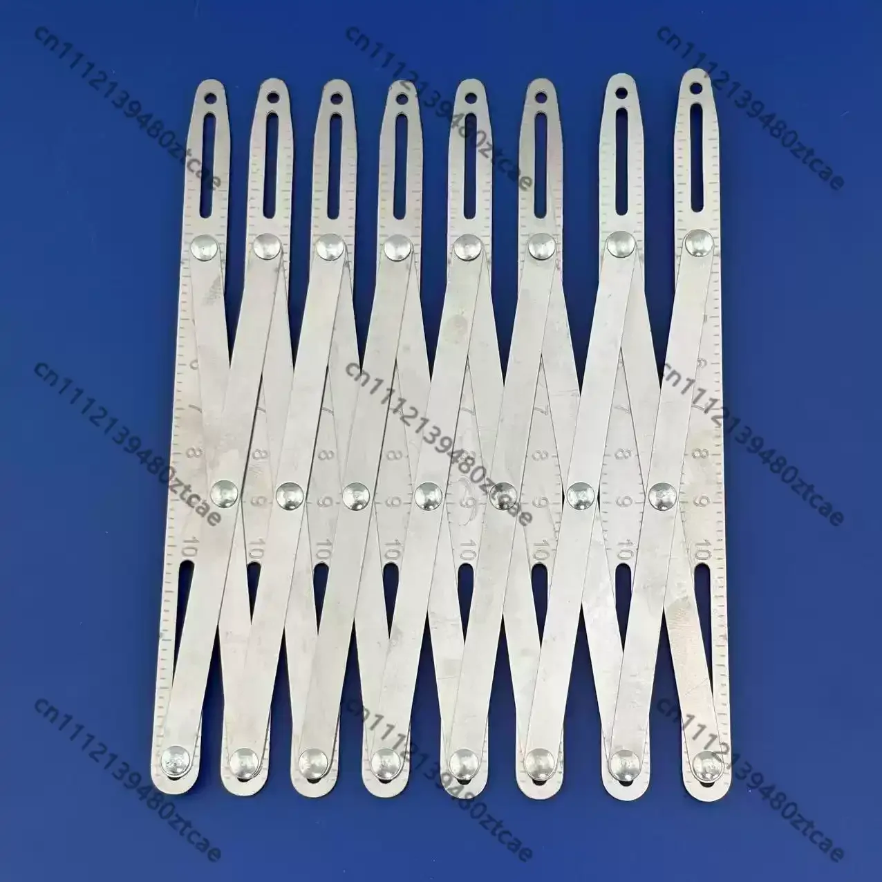Telescopic Button Equal Positioning Ruler Even Spacing Sewing Lace Auxiliary Tool