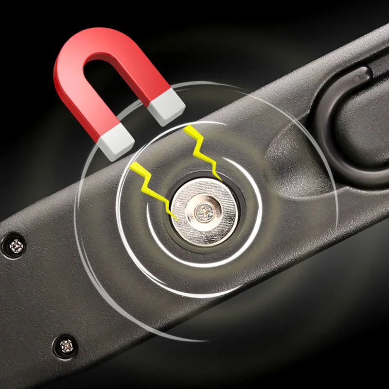 LED Flashlight Work Light USB Rechargeable Magnetic Emergency Work Lamp Hanging Car Inspection Repair Handheld Camping Lantern