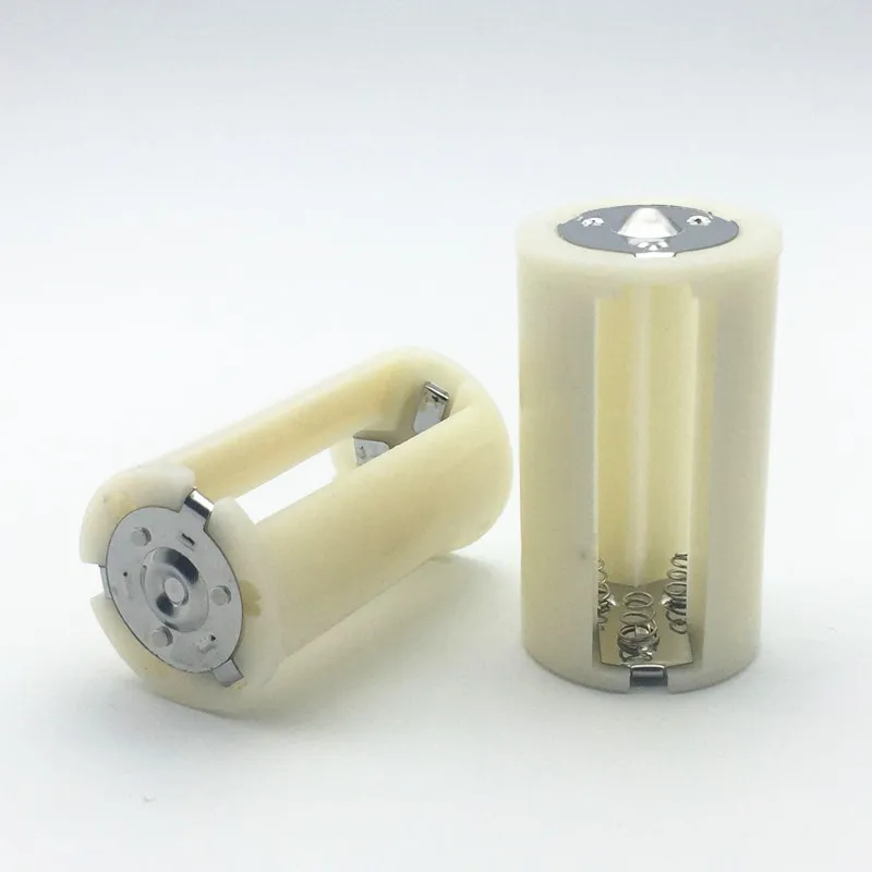 4/8Pcs AA To D Battery Box High Quality 3x AA To D Size Battery Adapter Converter Holder Switcher Case Box For Battery Storage