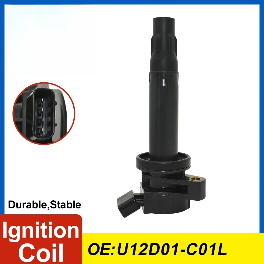 

Ignition Coil U12D01-CO1L U17D01-CO1L for Nissan Sunny Tiida March Livina Sylphy X-Trail 22448-1KT0A 22448-ED000 Car Accessories