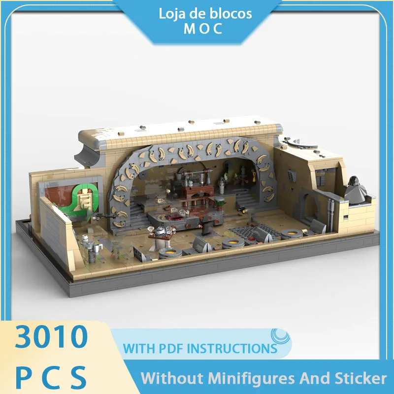 

Exquisite New Product MOC Building Blocks Planet Movie Model Jabba Throne Hall Technology Modular Festival Gift Toy DIY Assembly