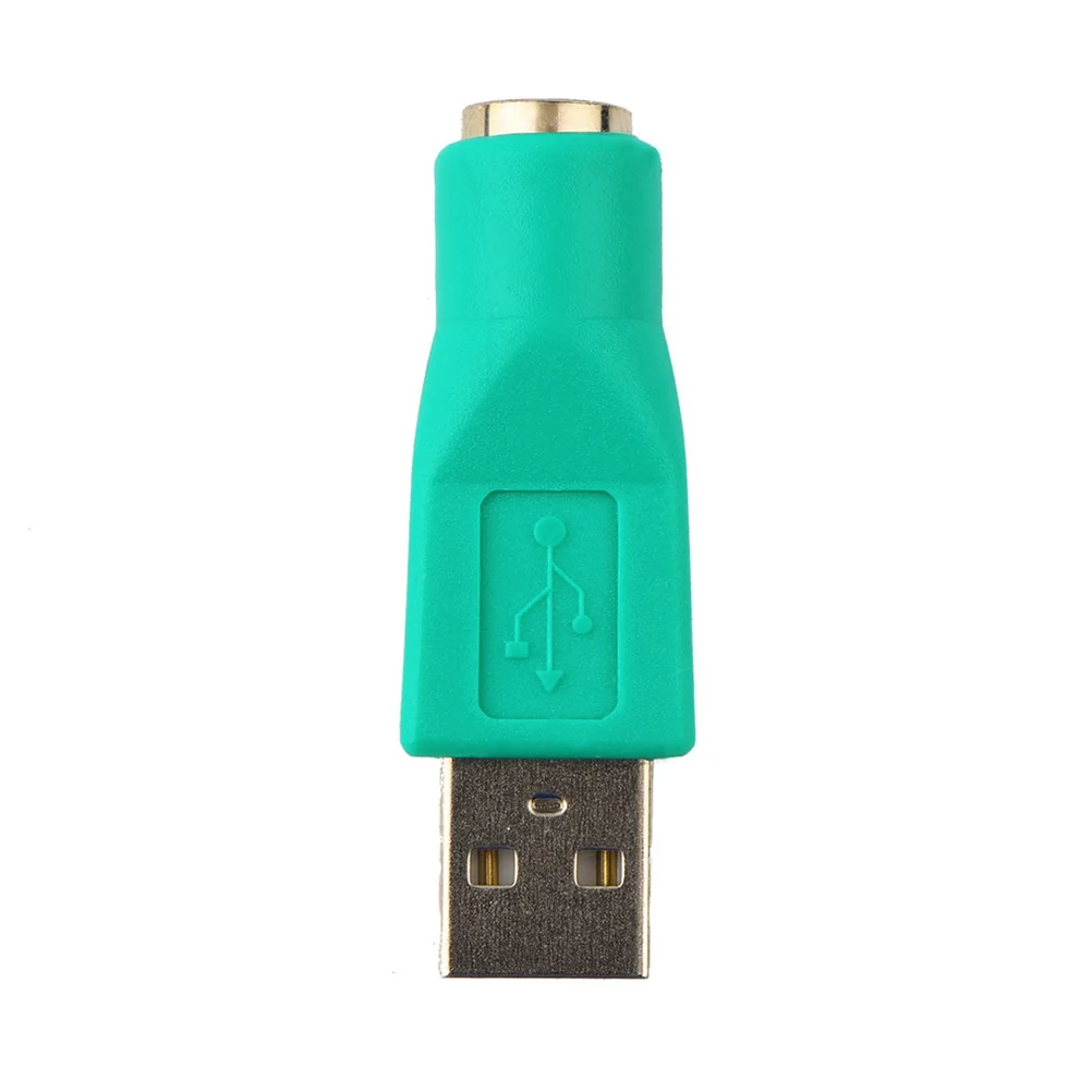 10pcs 2 Female to USB Male Adapter Keyboard Mouse to USB Convertor Connector Adapter USB Male To Female 2 Adapter