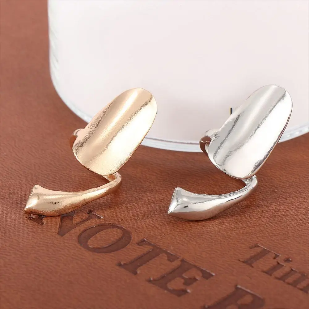 Punk False Nail Finger Ring Gold Women Rings Fashion Silver