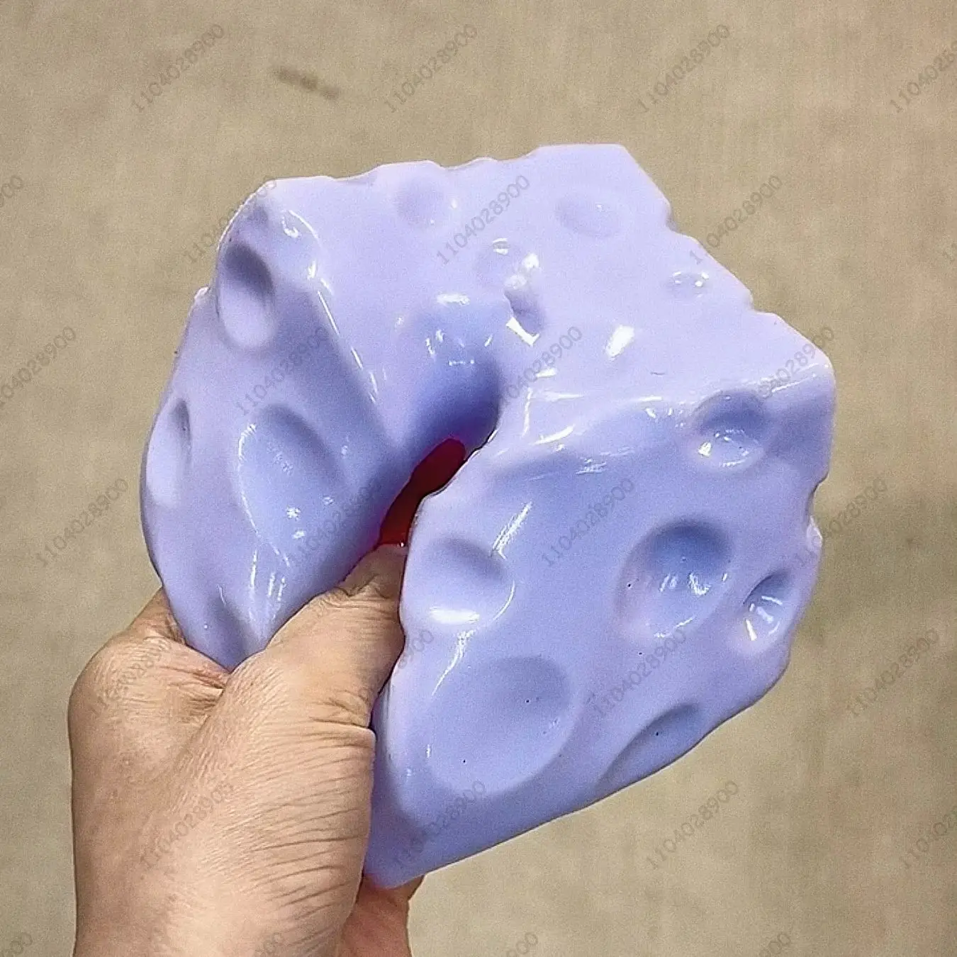 

Big Cheese Stress Ball Jumbo Cheese Cube Shapeable Squeeze Ball Non-Bounce Fidget Toys ASMR Sensory Anti-Stress Christmas Gifts