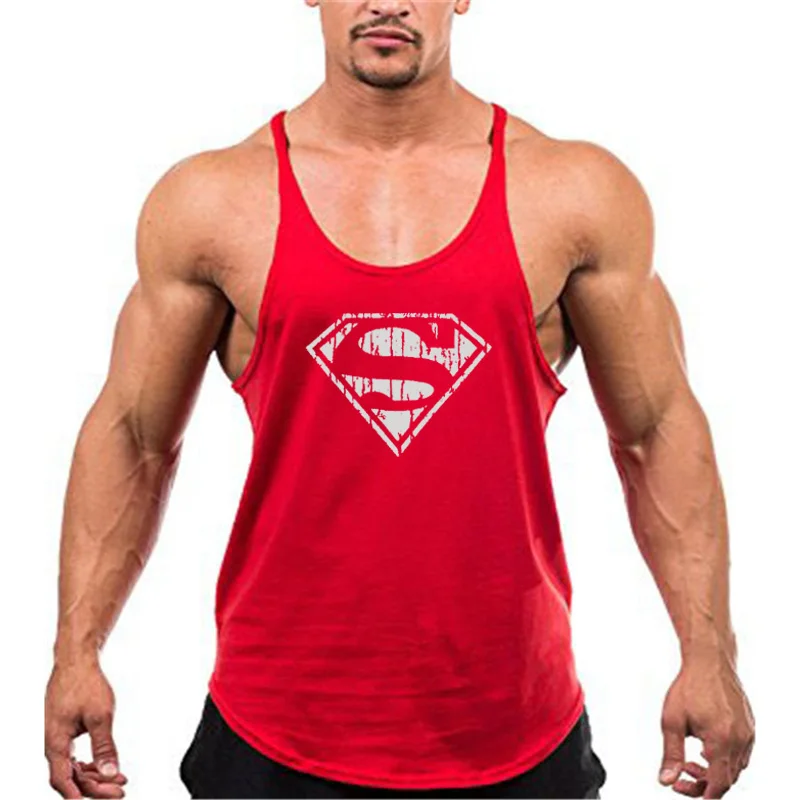 Gym Fitness Training Laufen Westen Kleidung Tank Top Herren Bodybuilding Muscle Ärmel sie ein Fashion Workout Mann Unterhemd