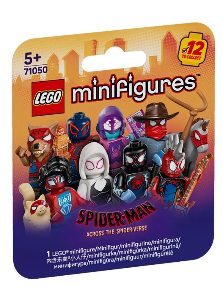 Lego 71050 Spider-Man dans le Spider-Verse Mini figurine boîte aveugle blocs de construction jouet pour la journée des enfants aléatoire un