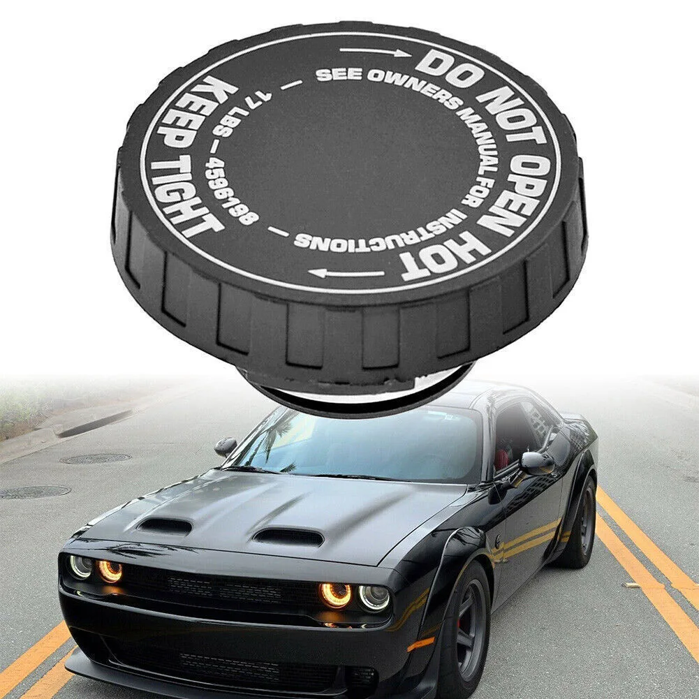 Sealing Cap 1x Radiator Cap Oil Cooler ABS Plastic Black For Chrysler 300 2005-2021 For Dodge For Charger 2005