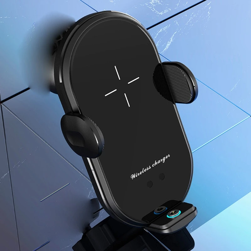 Adjustable Angle Car 10W Wireless Charging Cup Mount holder Wireless Car Charger One-hand Operation Mount Accessories