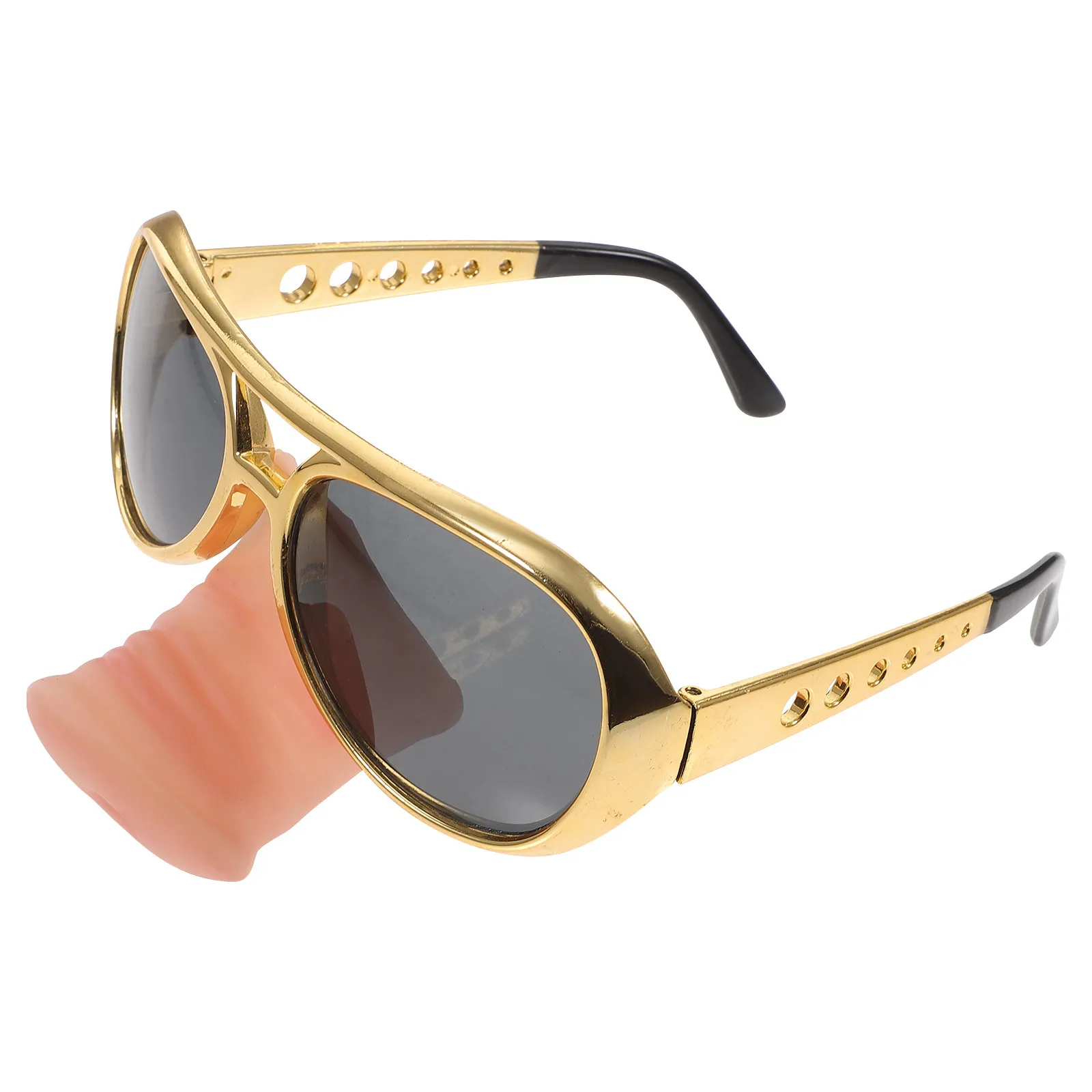 

Pig Nose Glasses Golden Funny Sunglasses For Halloween Party Costume Kids Adults Novelty Carnival Masquerade Eyewear Accessory