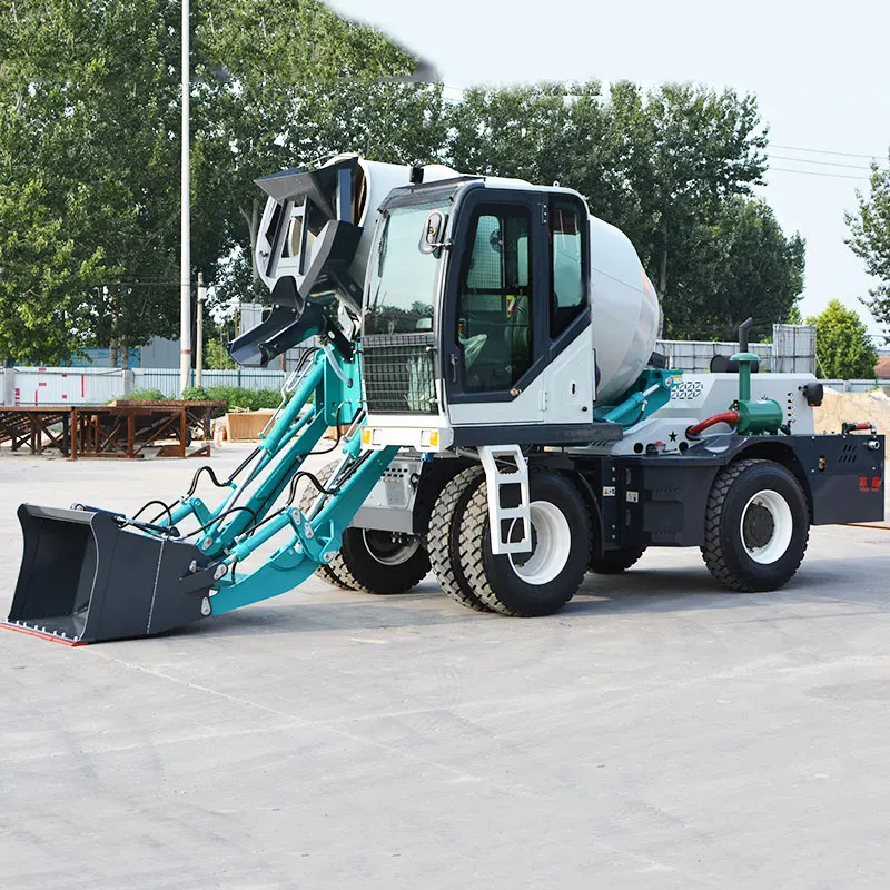 Customized 2.6m³ 3.5m³ 4m³ Self Loading Concrete Mixer Truck Factory Price Mobile Concrete Mixer Machine